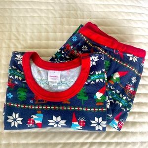 Hanna Andersson pajama top and pants GOOD USED CONDITION women’s XL  holiday.